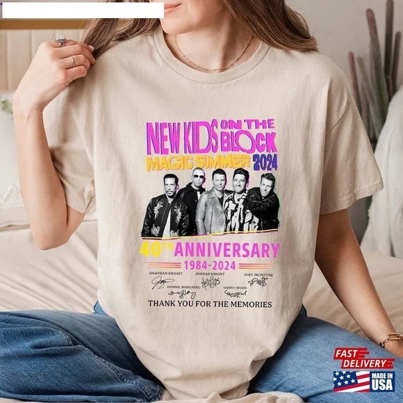 Danjord Other - New Kids On The Block Shirt Nkotb Magic Summer 2024 Unisex T-shirt  Gift For Fan